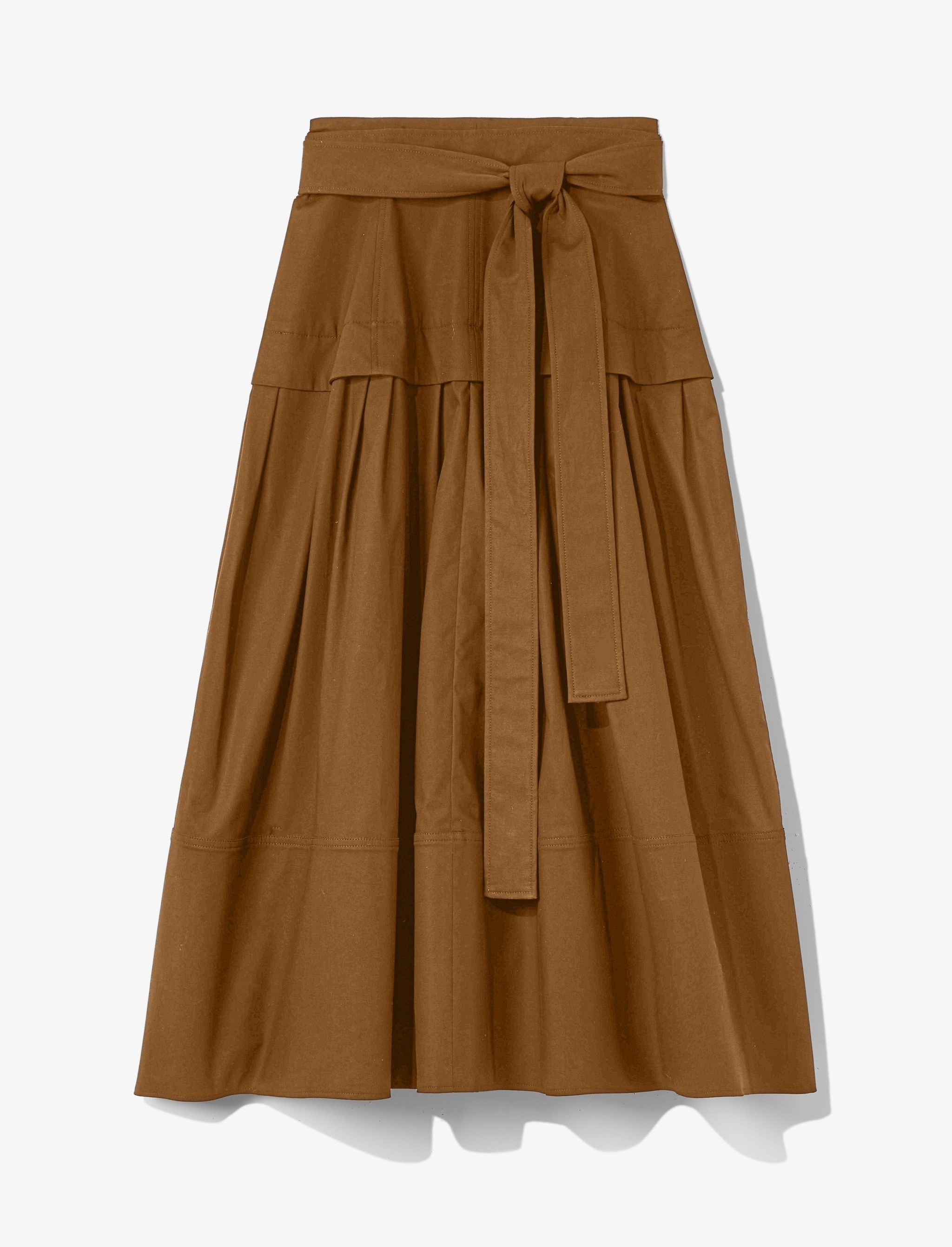 Poplin Belted Skirt - 1