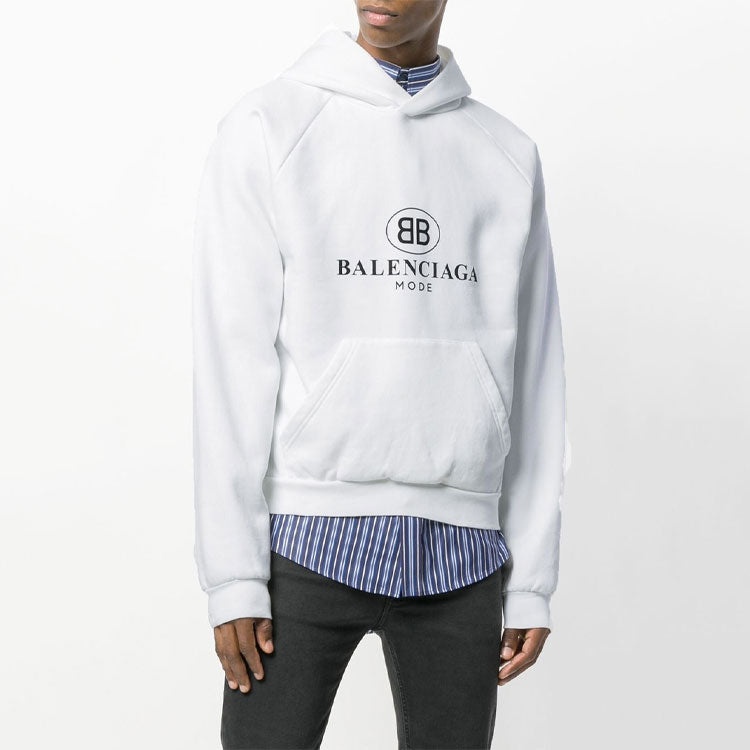 Balenciaga BB Mode Hoodie 'White' 508118TYK849000 - 3