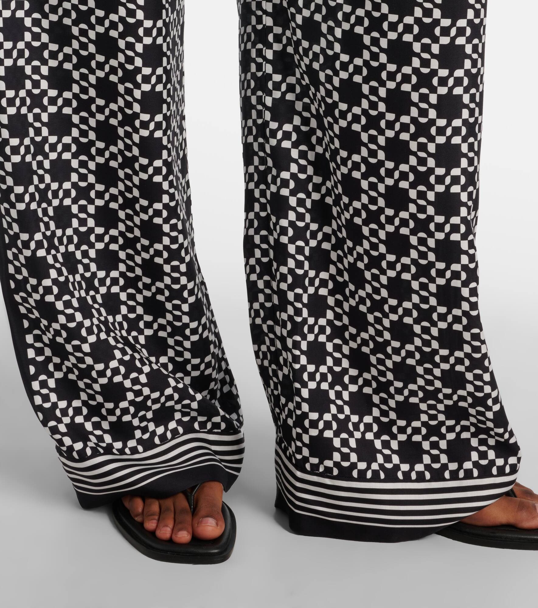 Zuna printed wide-leg pants - 5