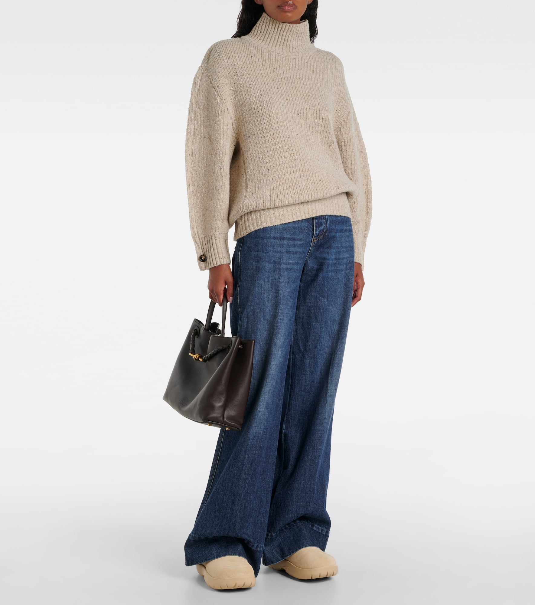 Snap Mini shearling-lined suede ankle boots - 3