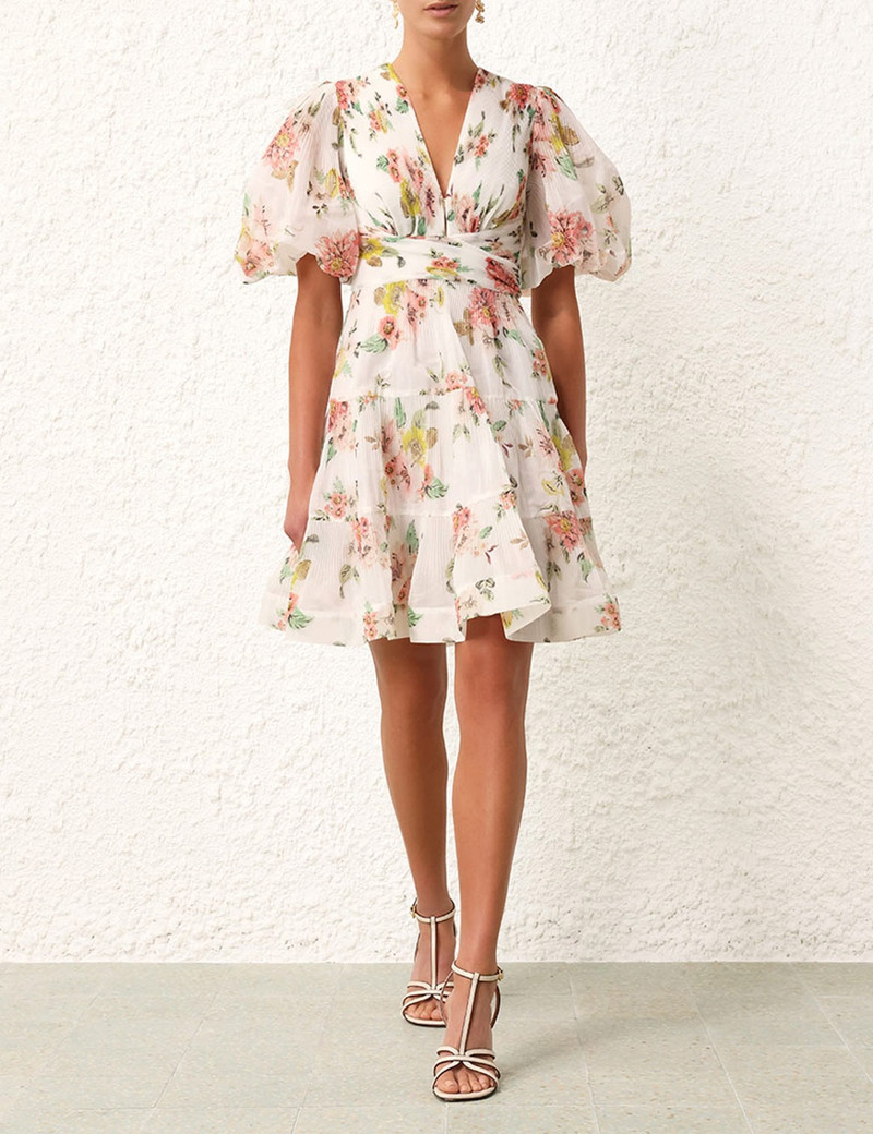 Zimmermann PLEATED MINI DRESS outlook
