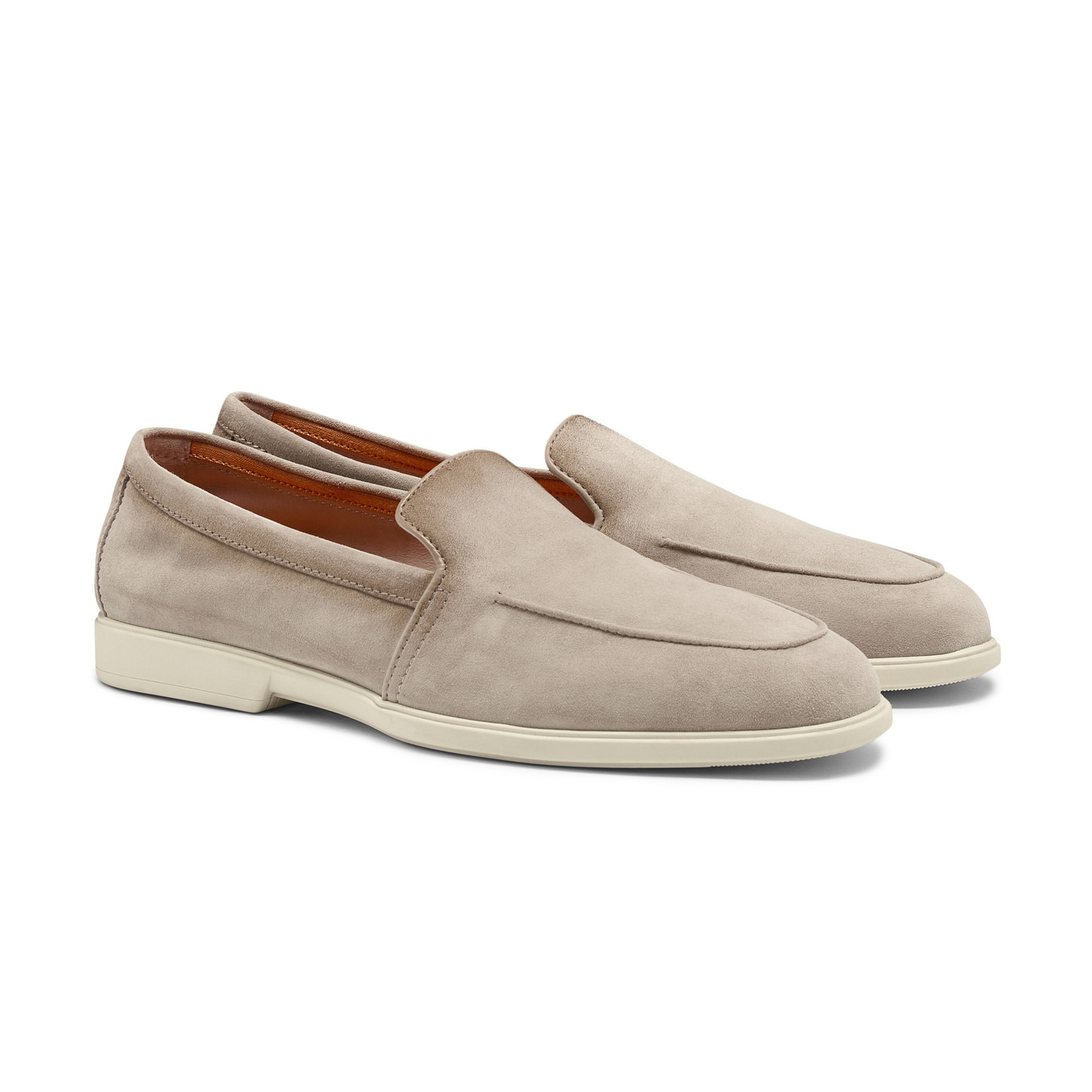 Men's beige suede loafer - 3