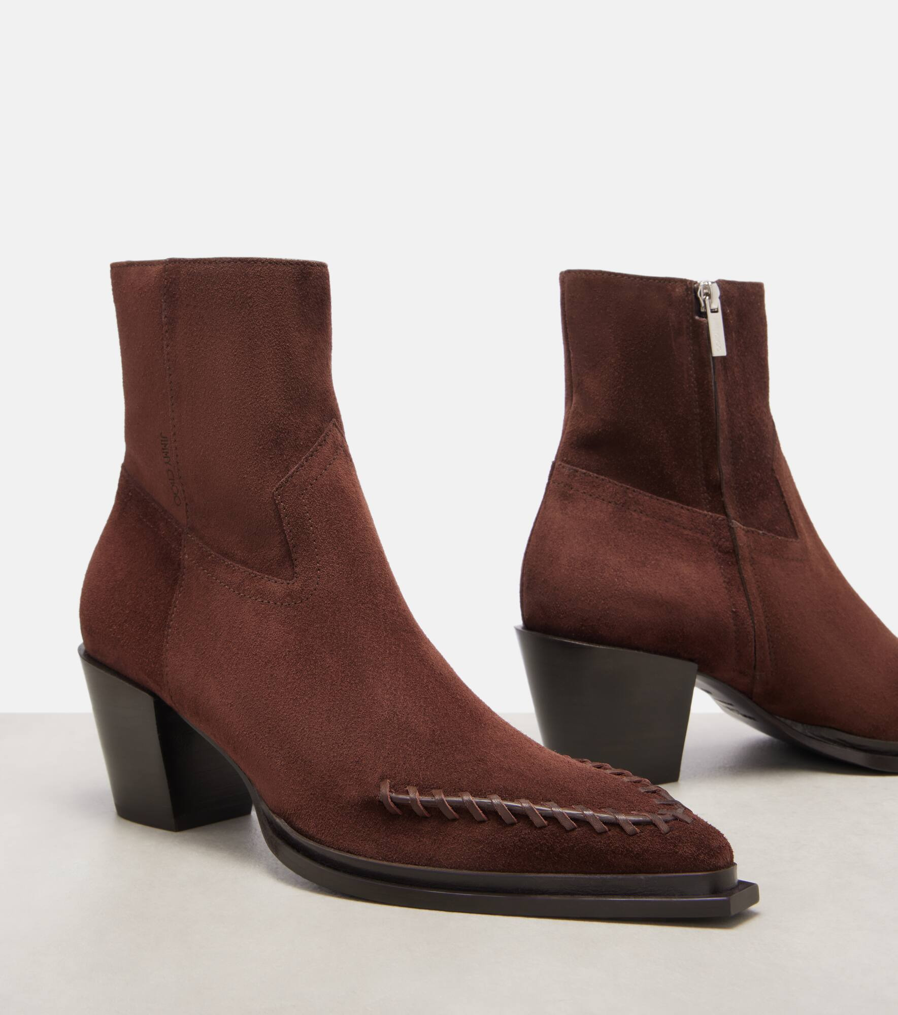 Cece 60 suede cowboy boots - 5