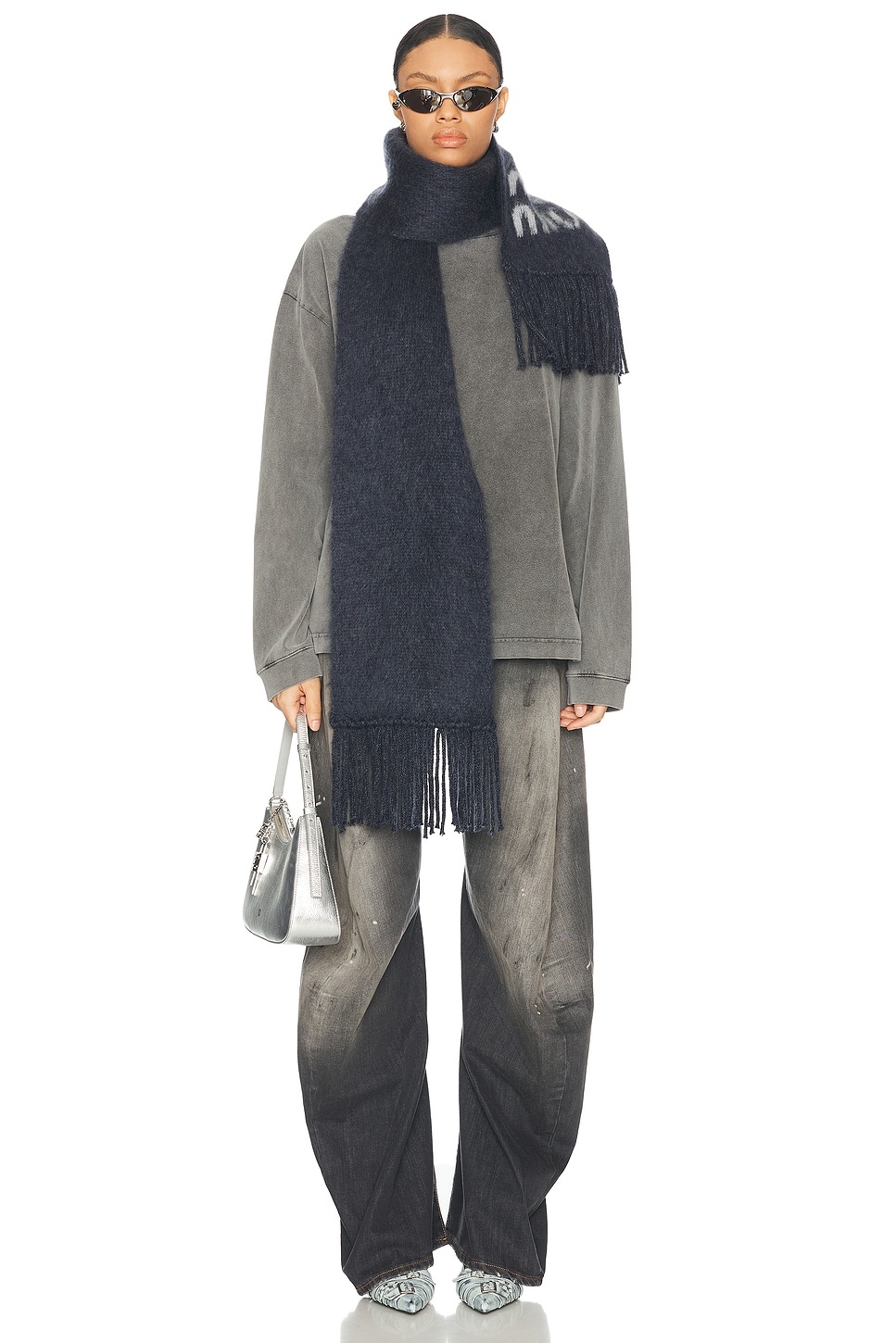 TOILETのアウター Acne Studios - Loose fit Jeans - 2006F - Black