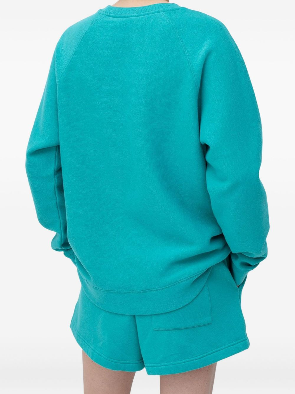 raglan-sleeves sweatshirt - 2