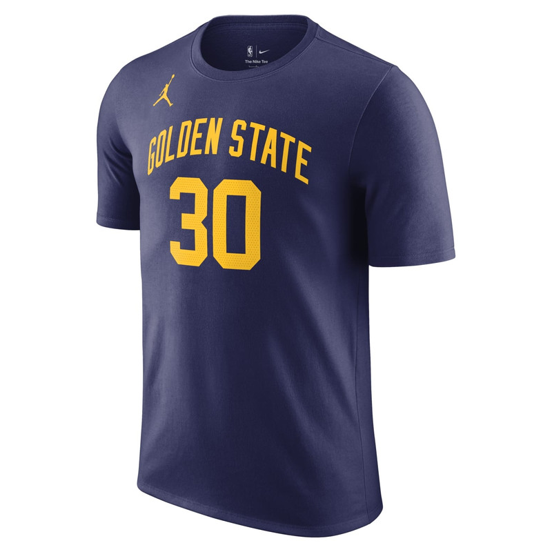 Jordan Air Jordan x NBA Golden State Warriors Statement Edition T-shirt 'Stephen Curry 30' DV5772-422 outlook