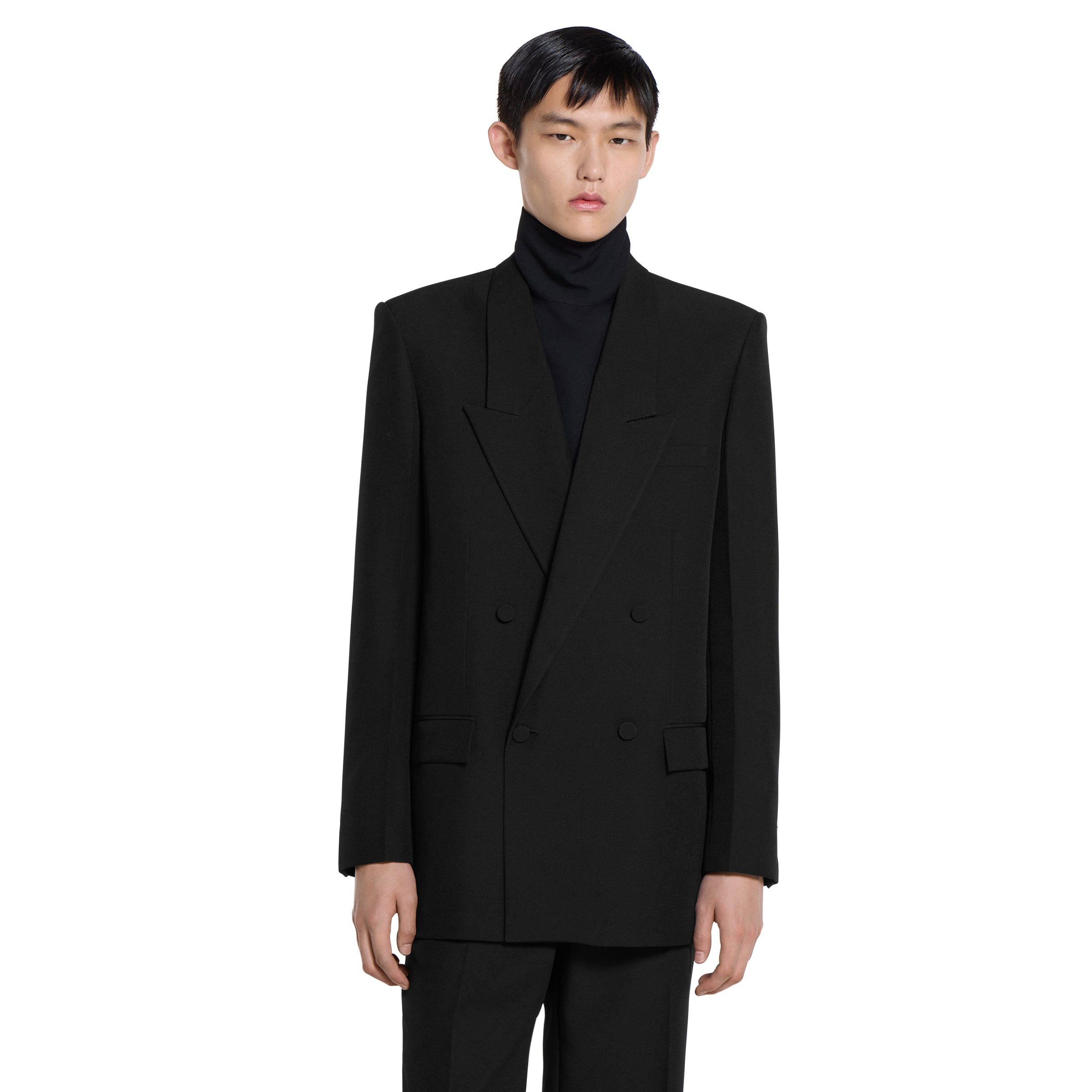 Double-breast technical panama jacket - 3