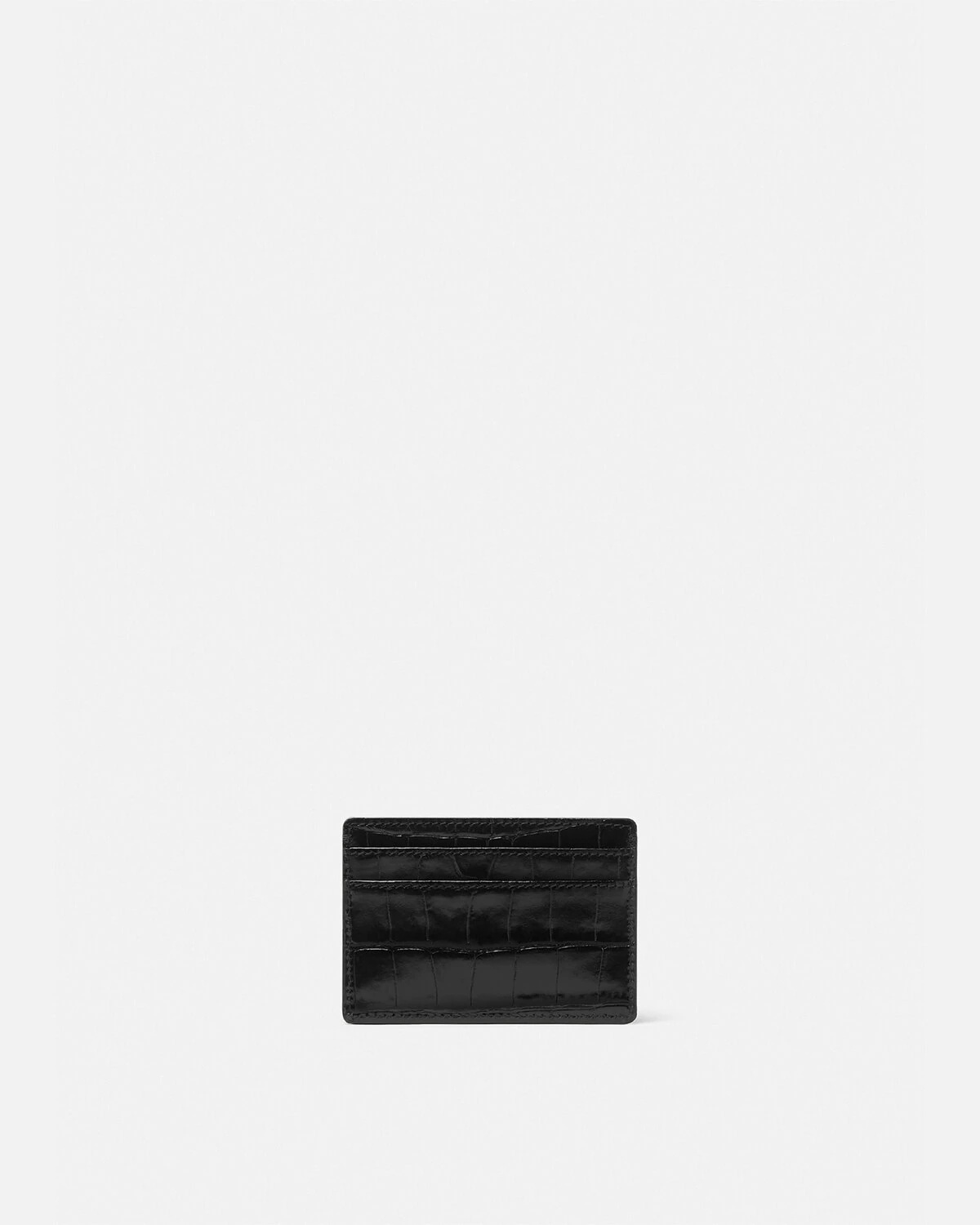 Croc-Effect Medusa Biggie Card Holder - 3