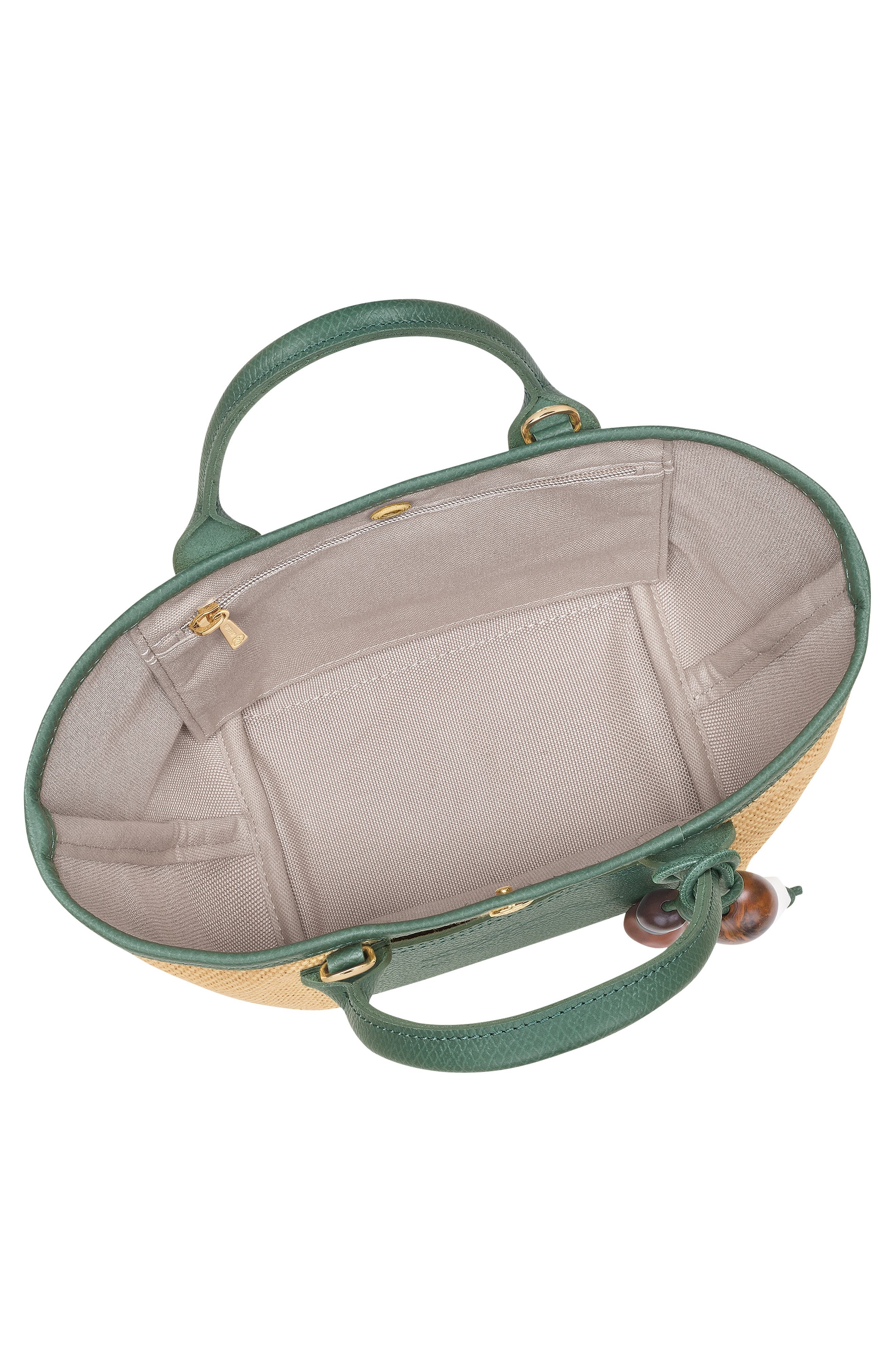 Longchamp Extra Small Le Pliage Panier Ceramique Top Handle Bag in Oregano at Nordstrom - 4