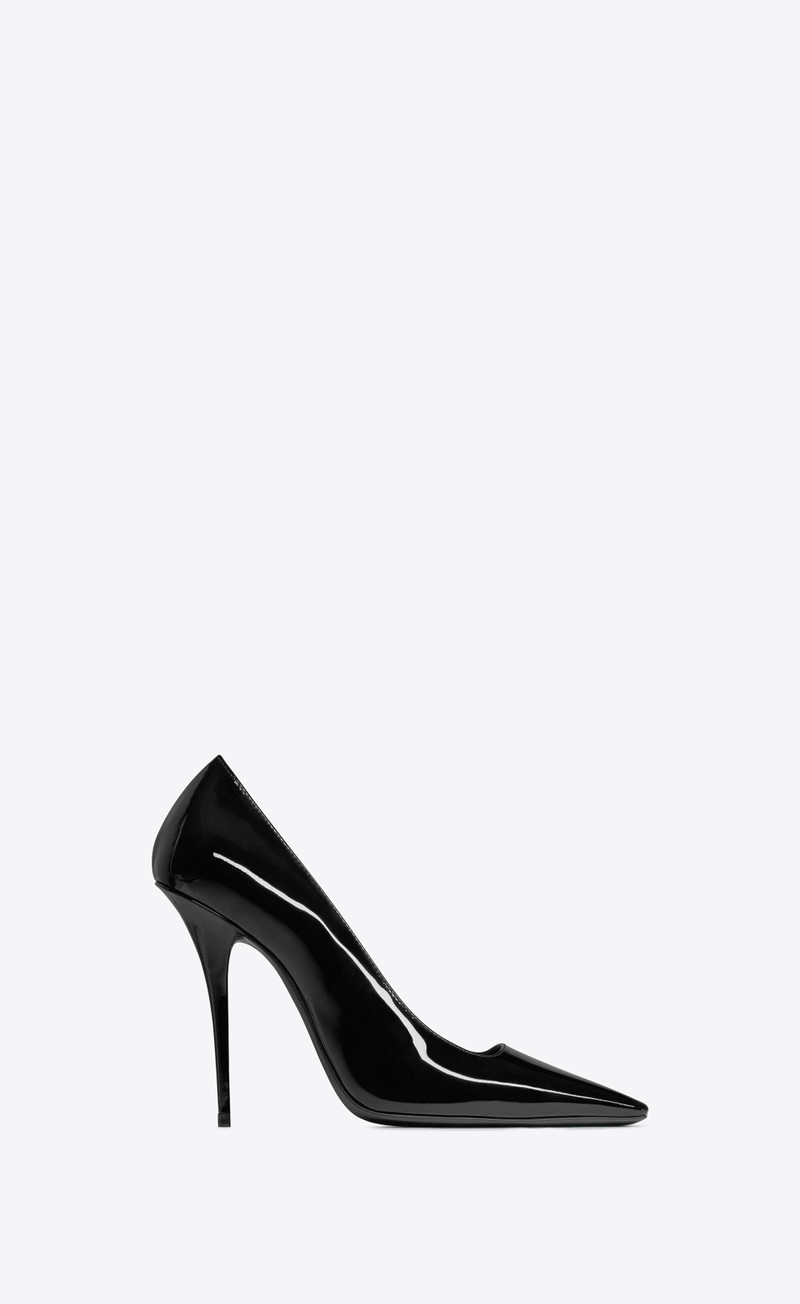 blade pumps in patent leather - 1