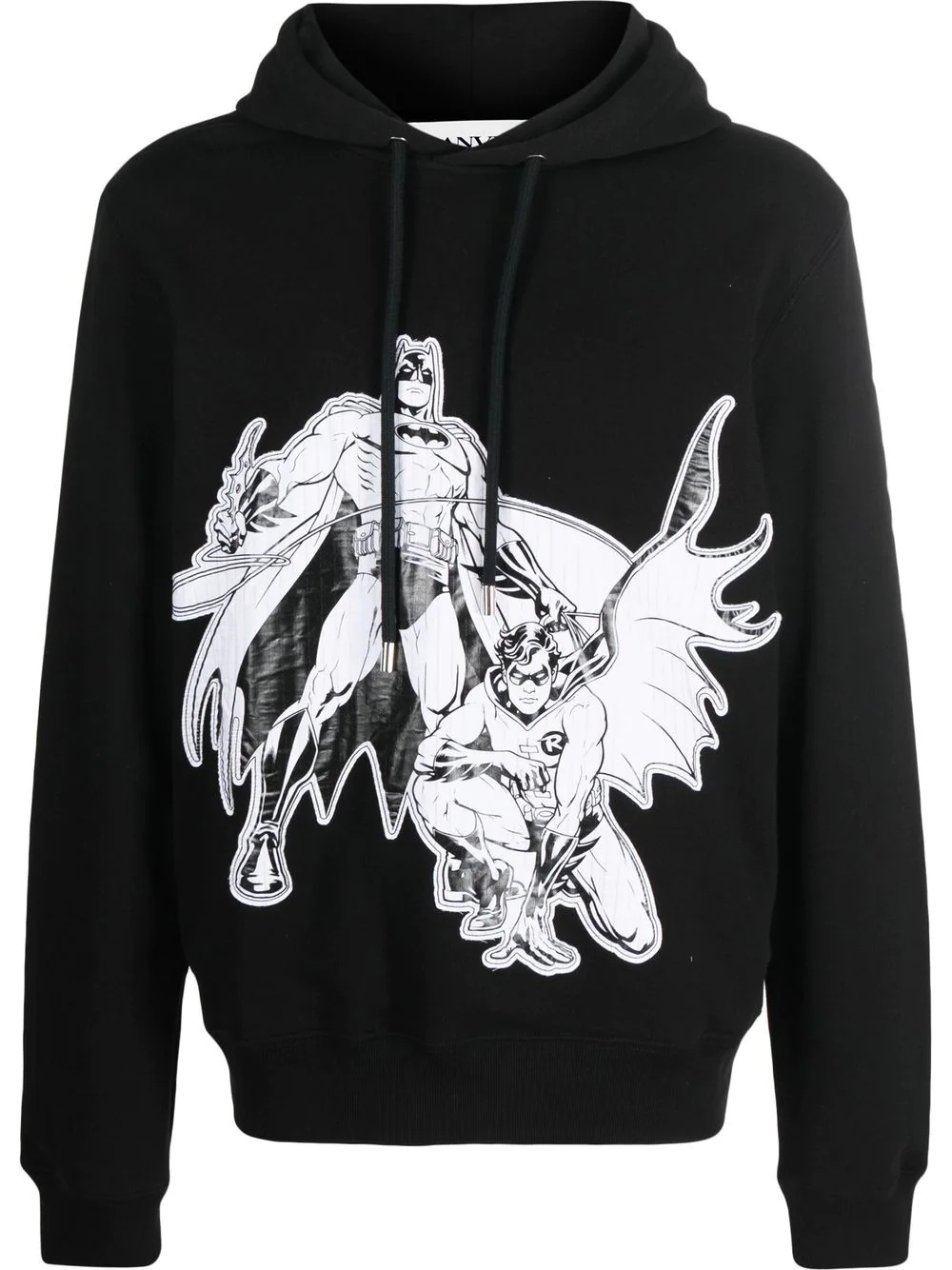 graphic-print pullover hoodie - 1