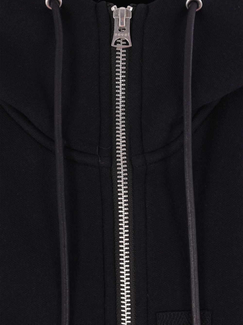 panelled zip-up hoodie - 4