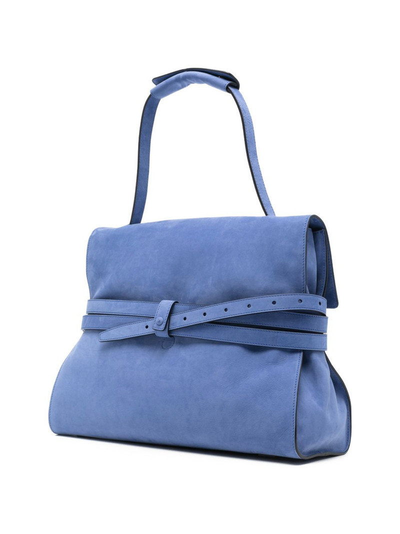 logo-detail buckle shoulder bag 3
