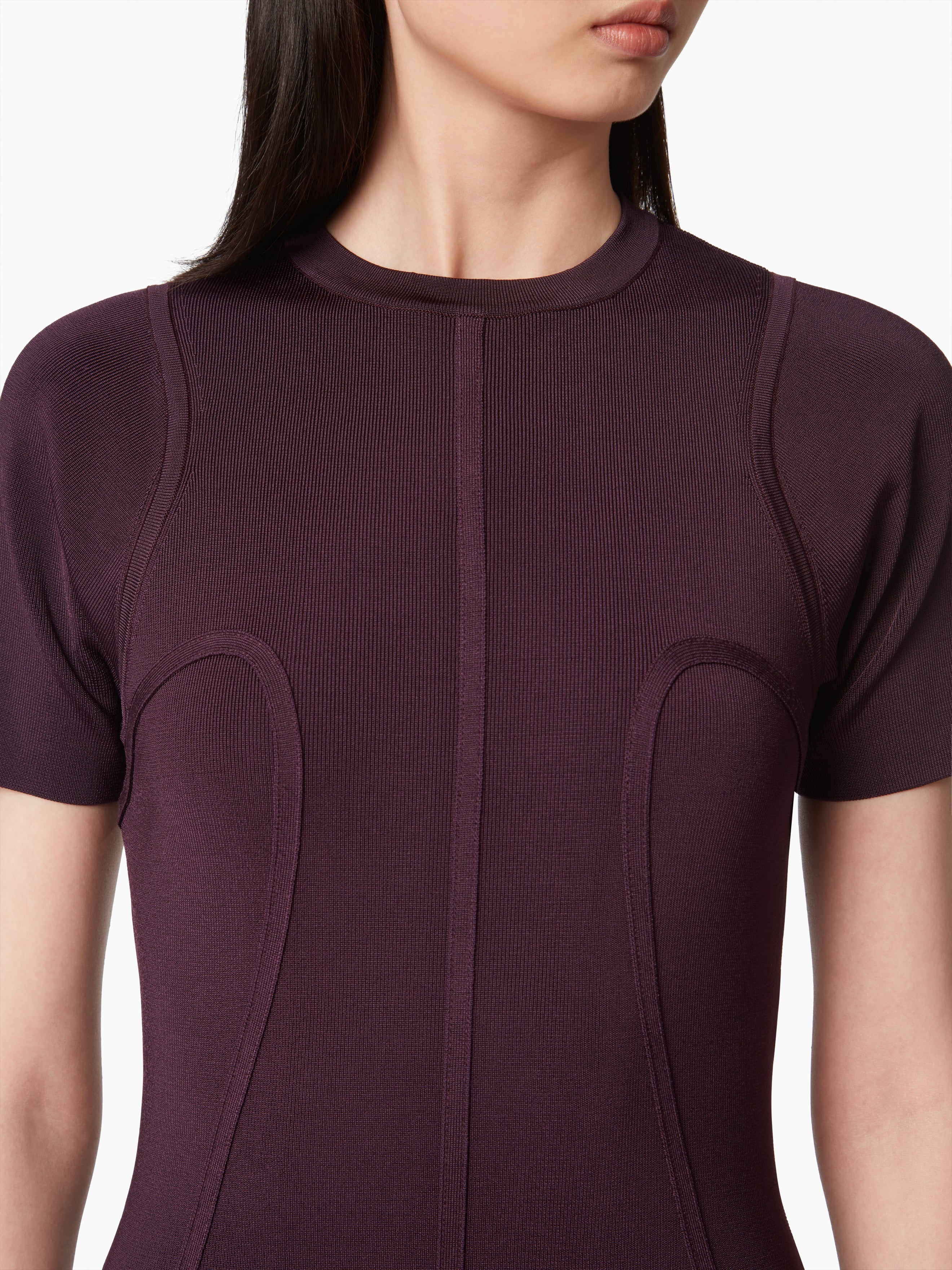 PEPLUM DRESS IN TUBULAR CORSET - 3