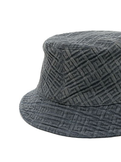 Givenchy Grey All-Over 4G Monogram Bucket Hat outlook