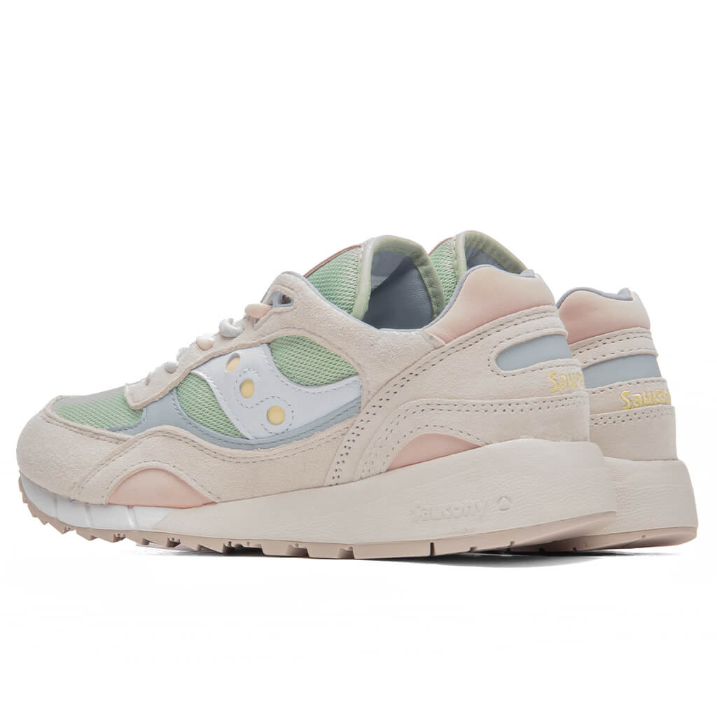 SAUCONY SHADOW 6000 - WHITE/LIGHT GREEN - 3