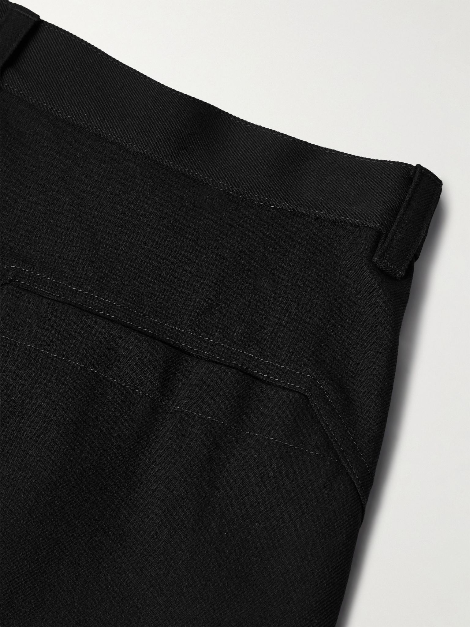 Strobe Convertible Wide-Leg Zip-Detailed Cotton-Twill Trousers Brown - 5
