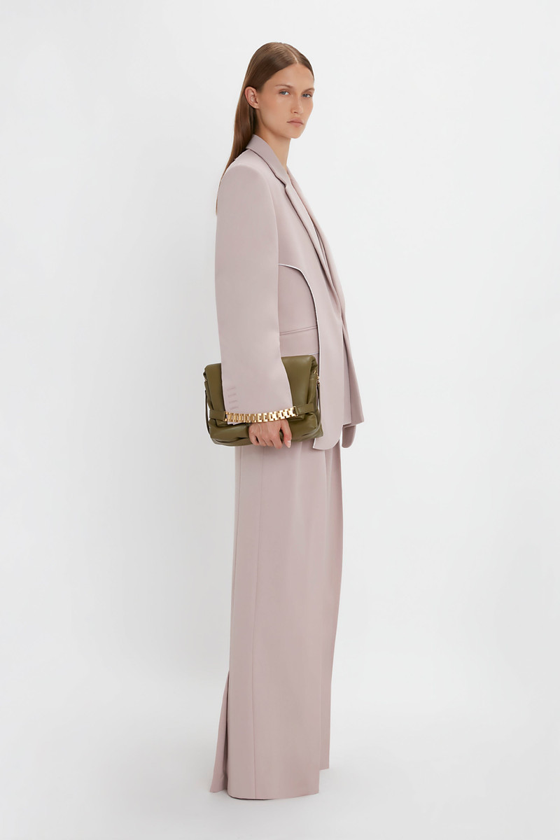 Double Panel Front Jacket In Rose Quartz 7