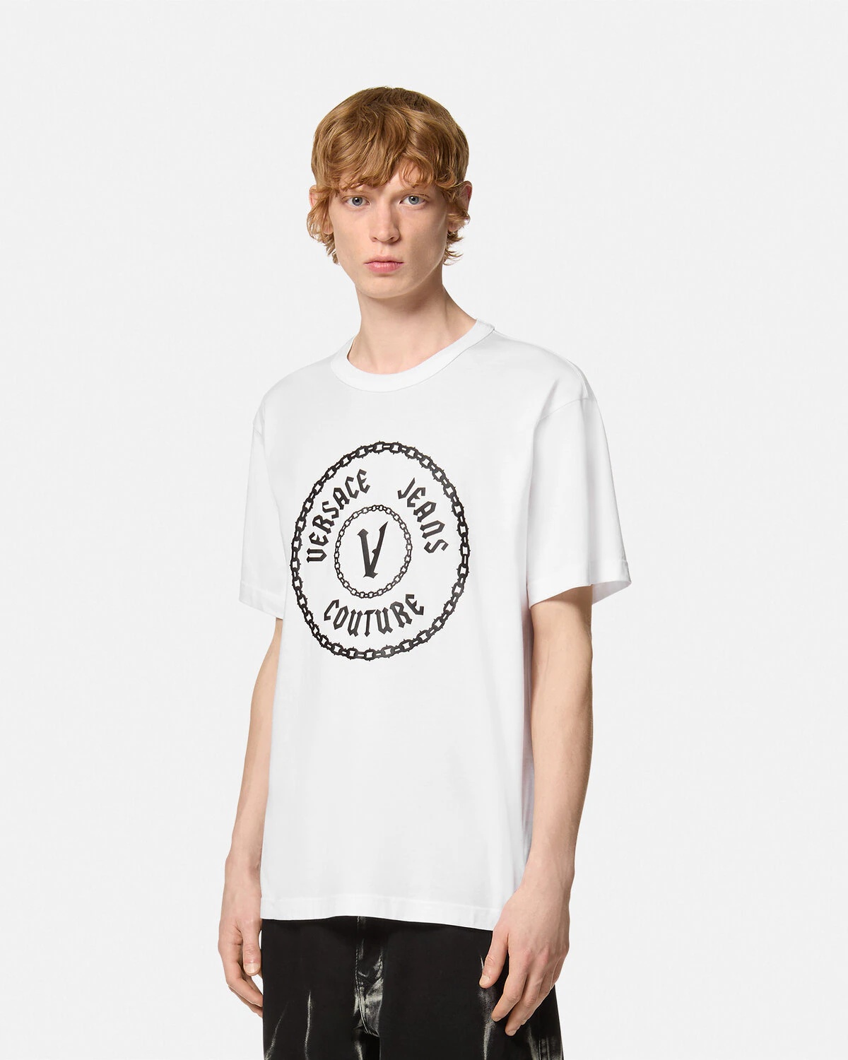 Gothic V-Emblem Regular-Fit T-Shirt - 4