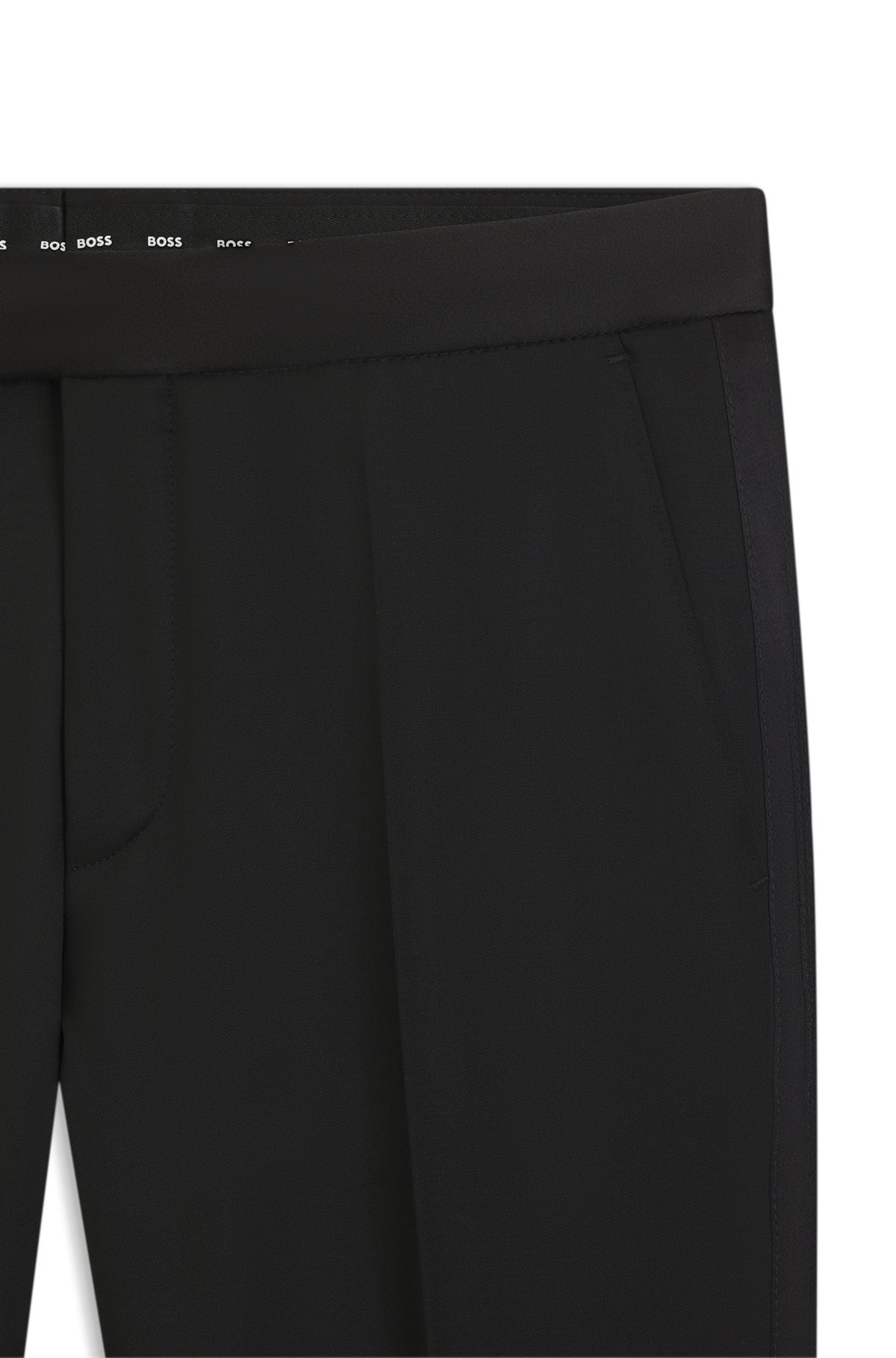 TUXEDO TROUSERS IN VIRGIN-WOOL SERGE - 6