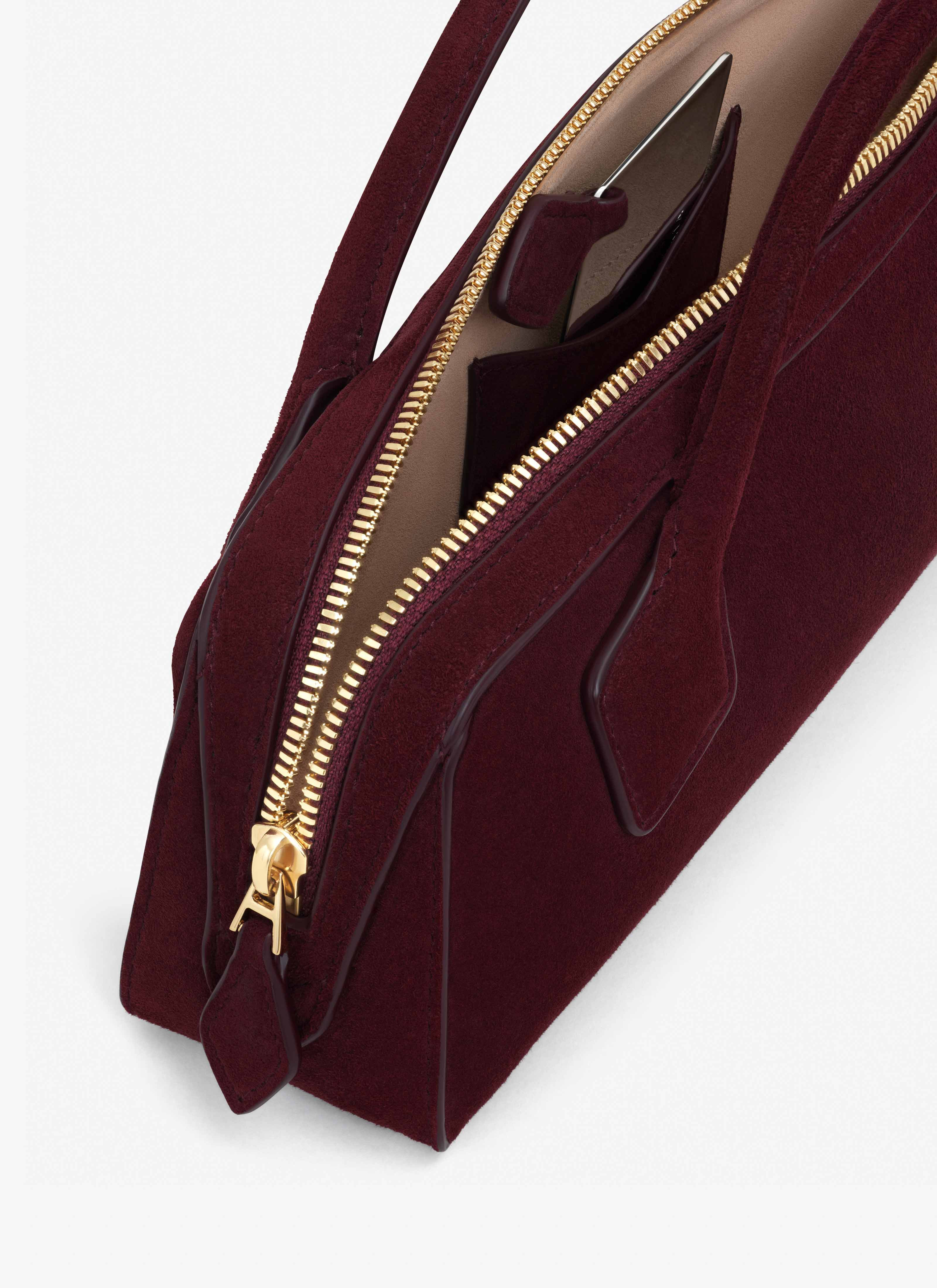 LE TECKEL CLUTCH IN SUEDE GOATSKIN - 4