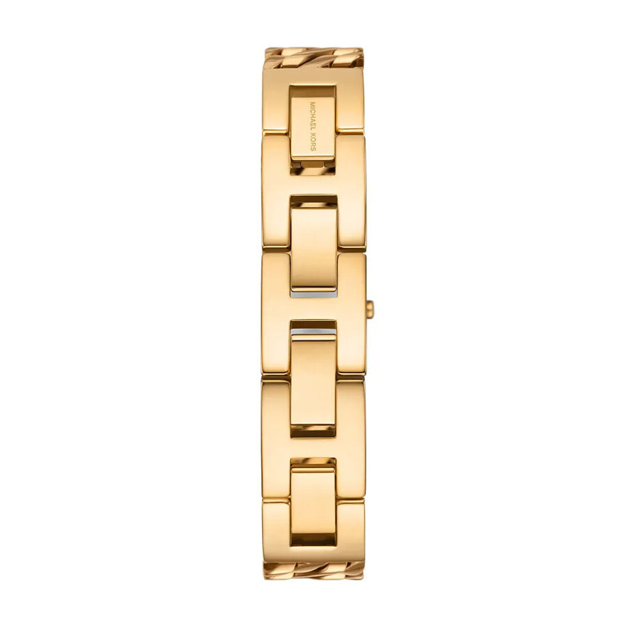 Michael Kors - Michael Kors Darrington Quartz Gold Dial Ladies Watch MK4907 - 3