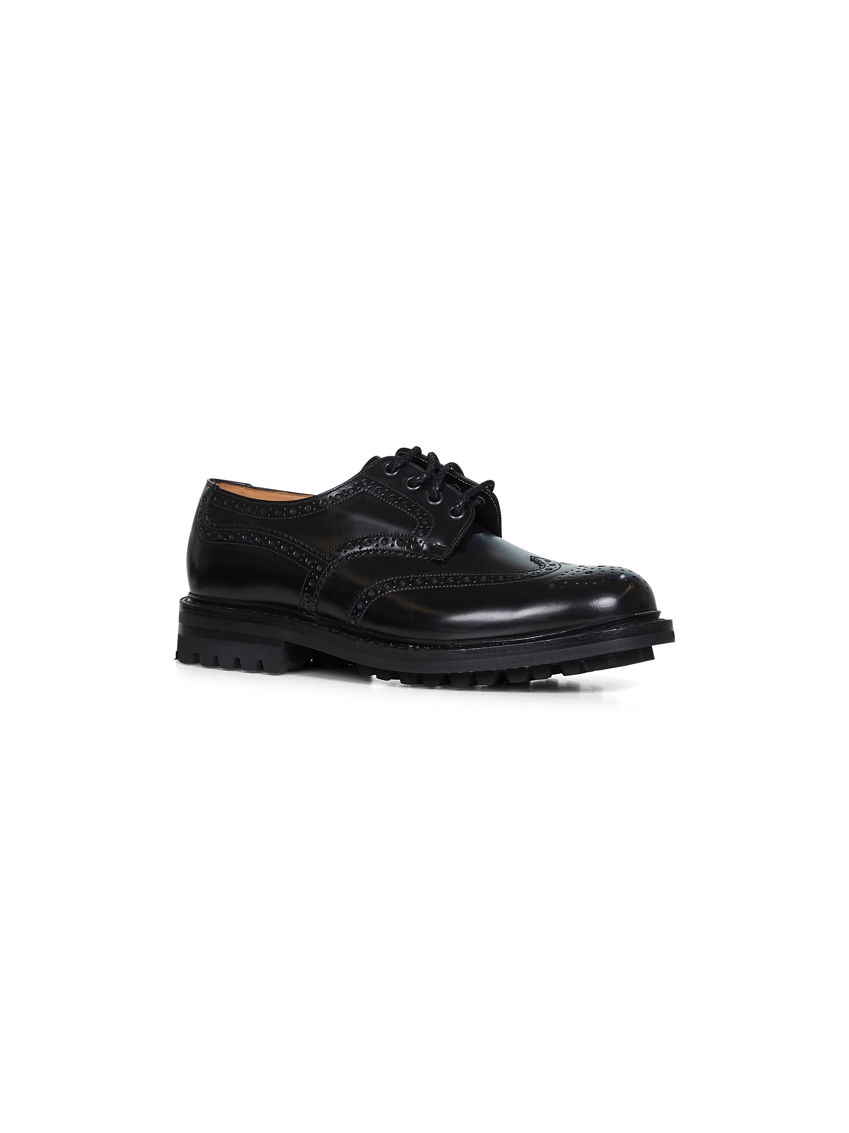 Black leather Mc Pherson LW Derby - 2