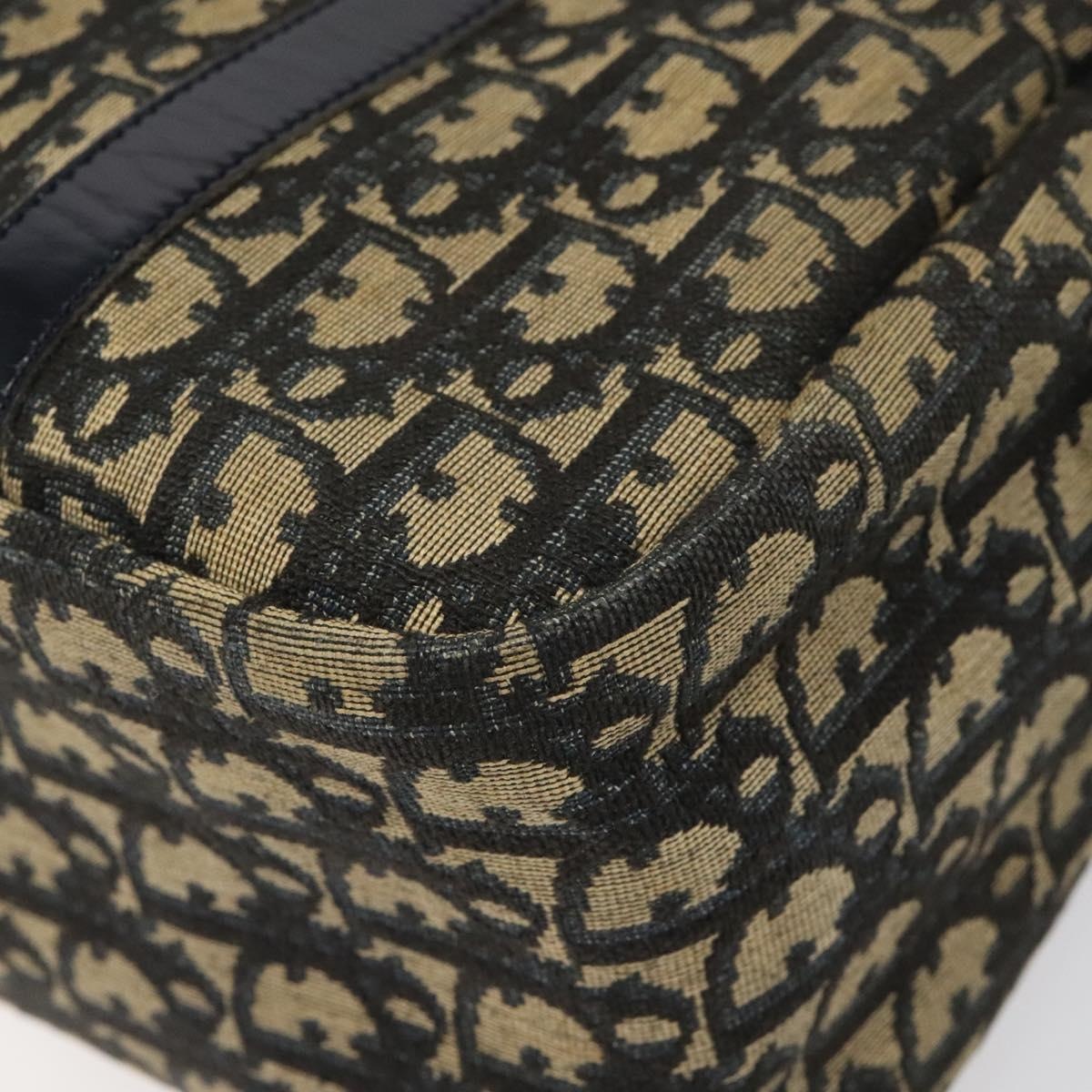 DIOR Trotter Canvas Hand Bag Navy - 10