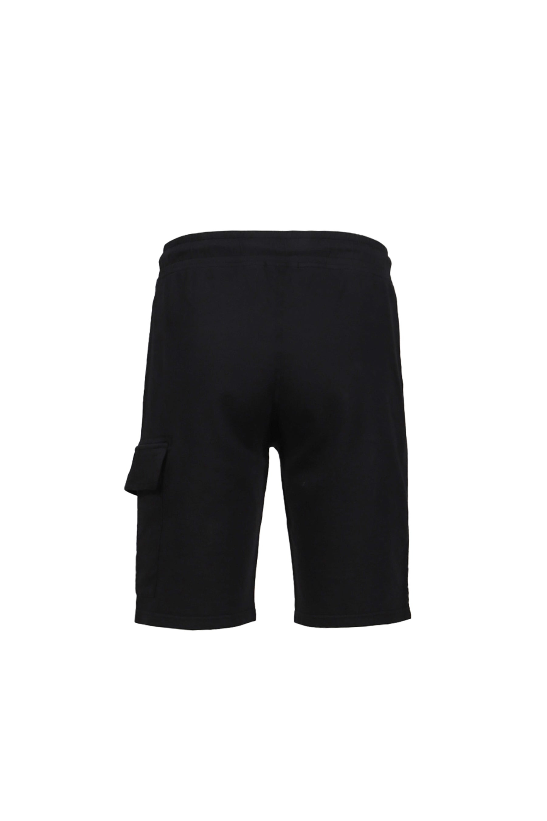 LIGHT FLEECE CARGO LENS SHORTS / BLK - 6