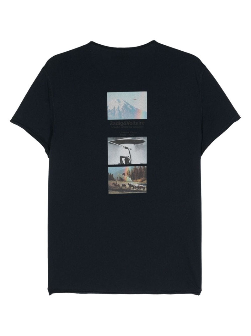 Zadig & Voltaire Monastir Arrow photograph-print T-shirt outlook