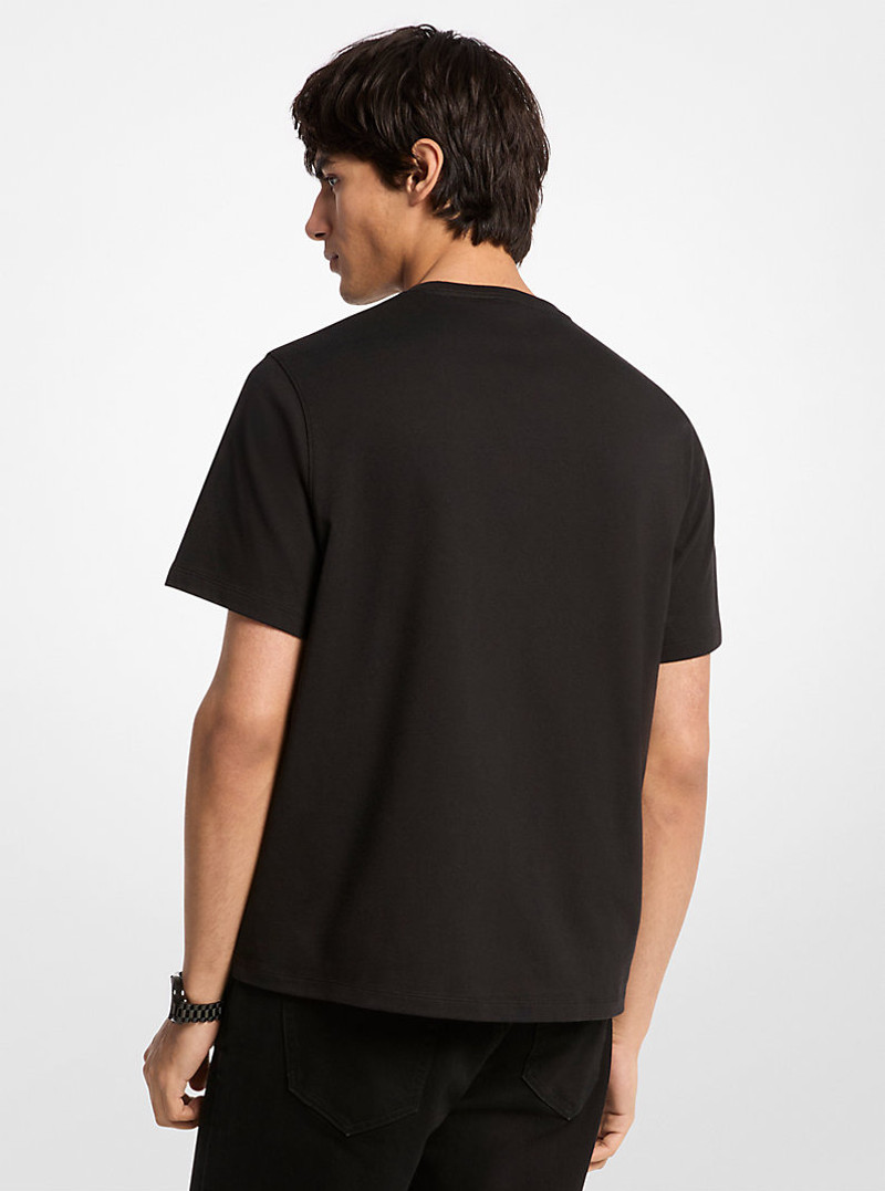 MICHAEL KORS Graphic Logo Cotton T-Shirt outlook