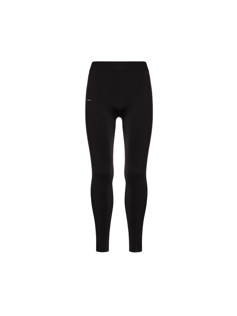 Mens Men's Plant-Stretch Compressive Leggings - Black 1