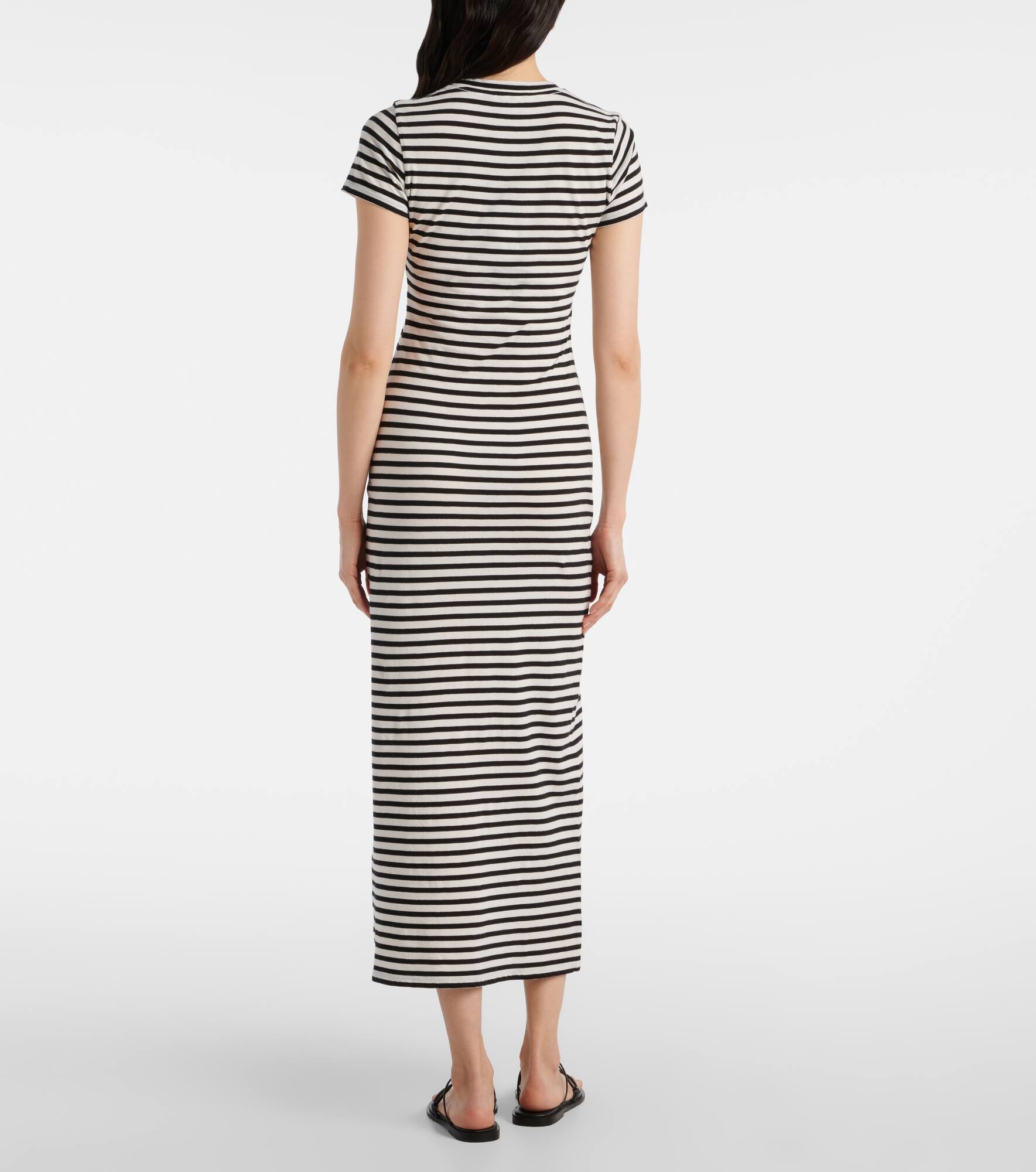 Striped cotton jersey maxi dress - 3