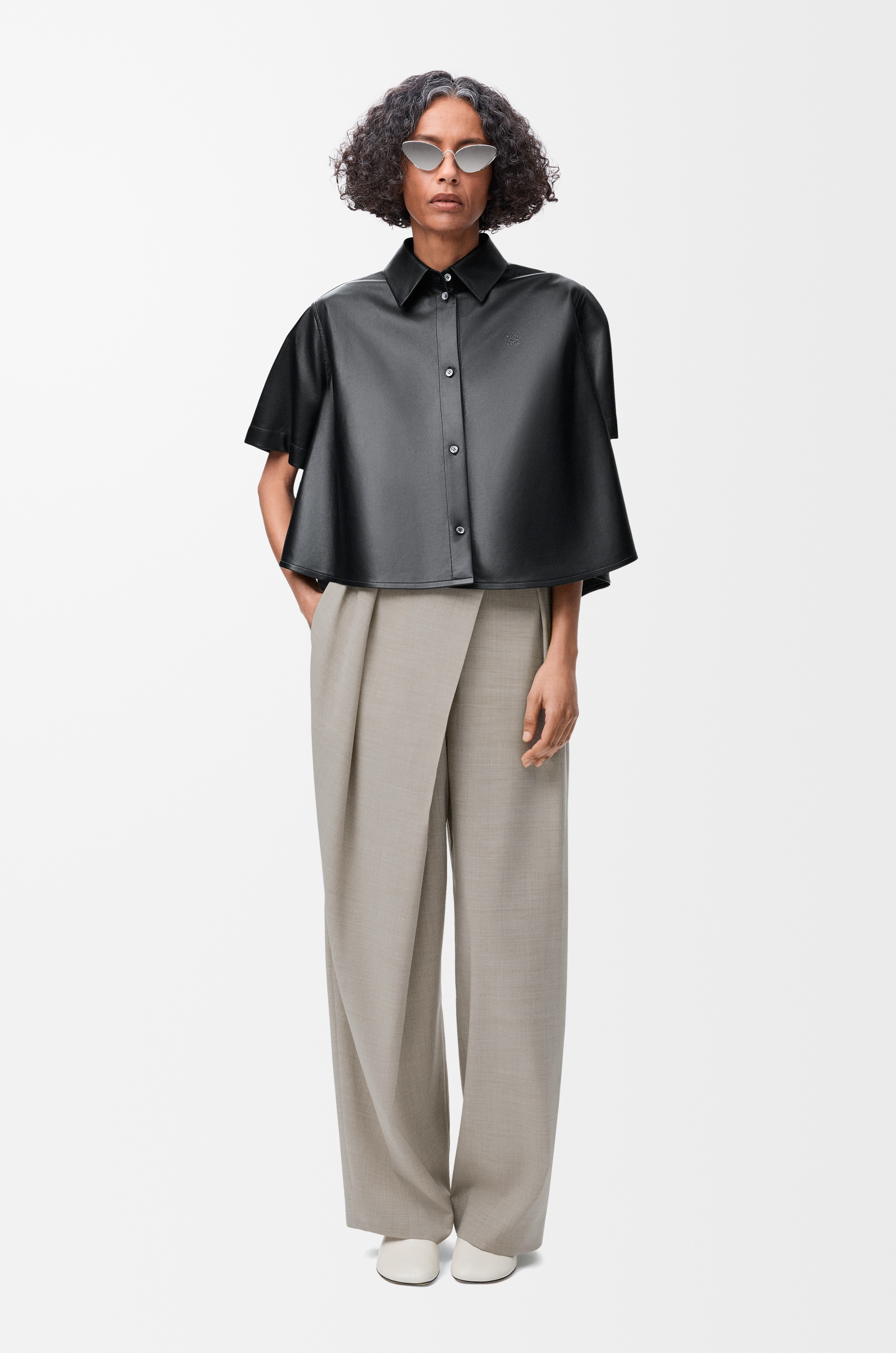 Wrap trousers in wool - 2