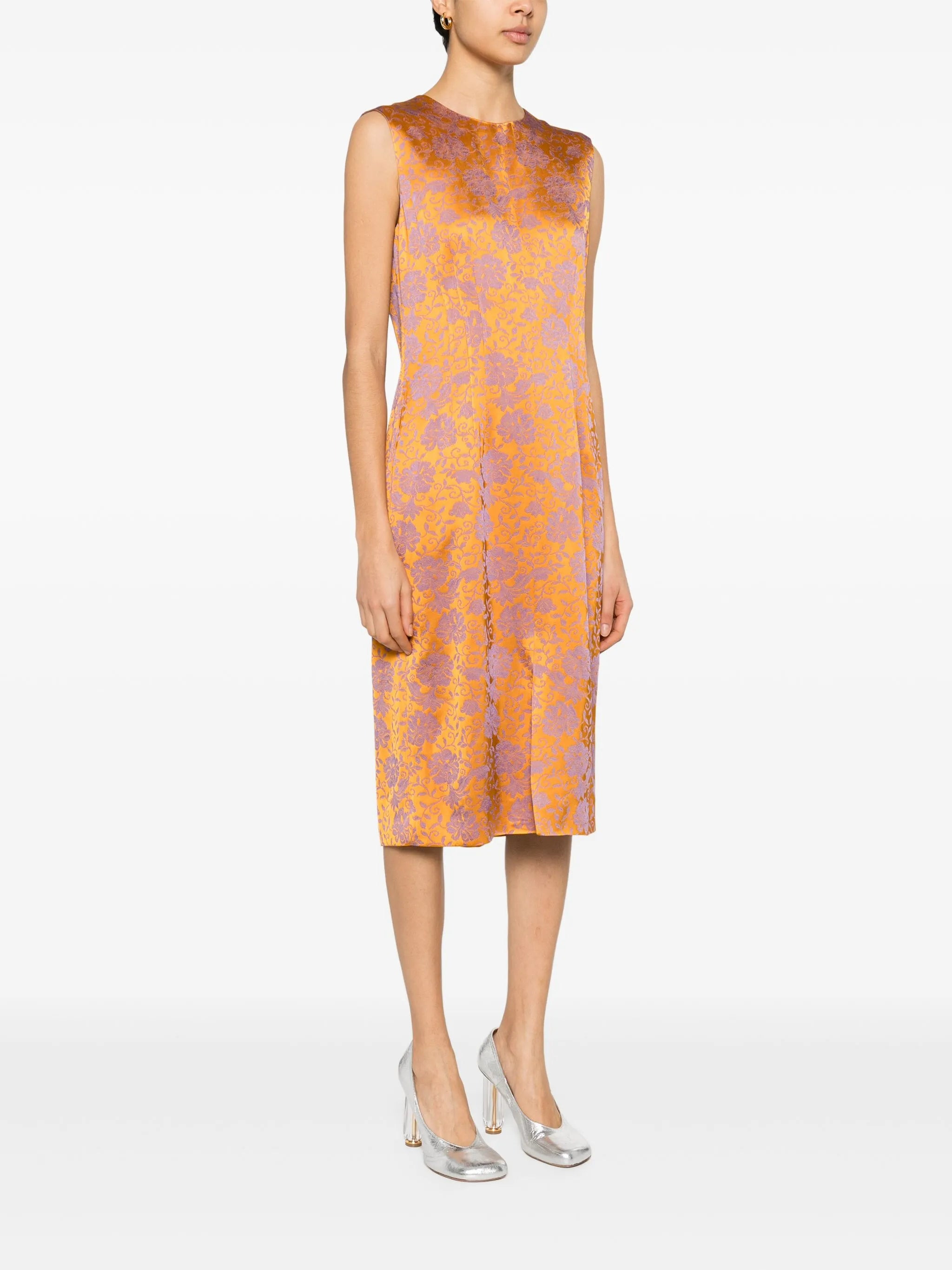 Floral-print Midi Dress - 5