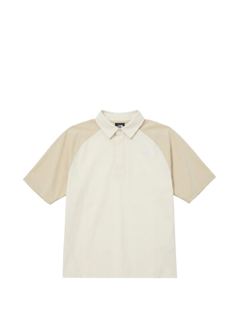 raglan-sleeve polo shirt 1