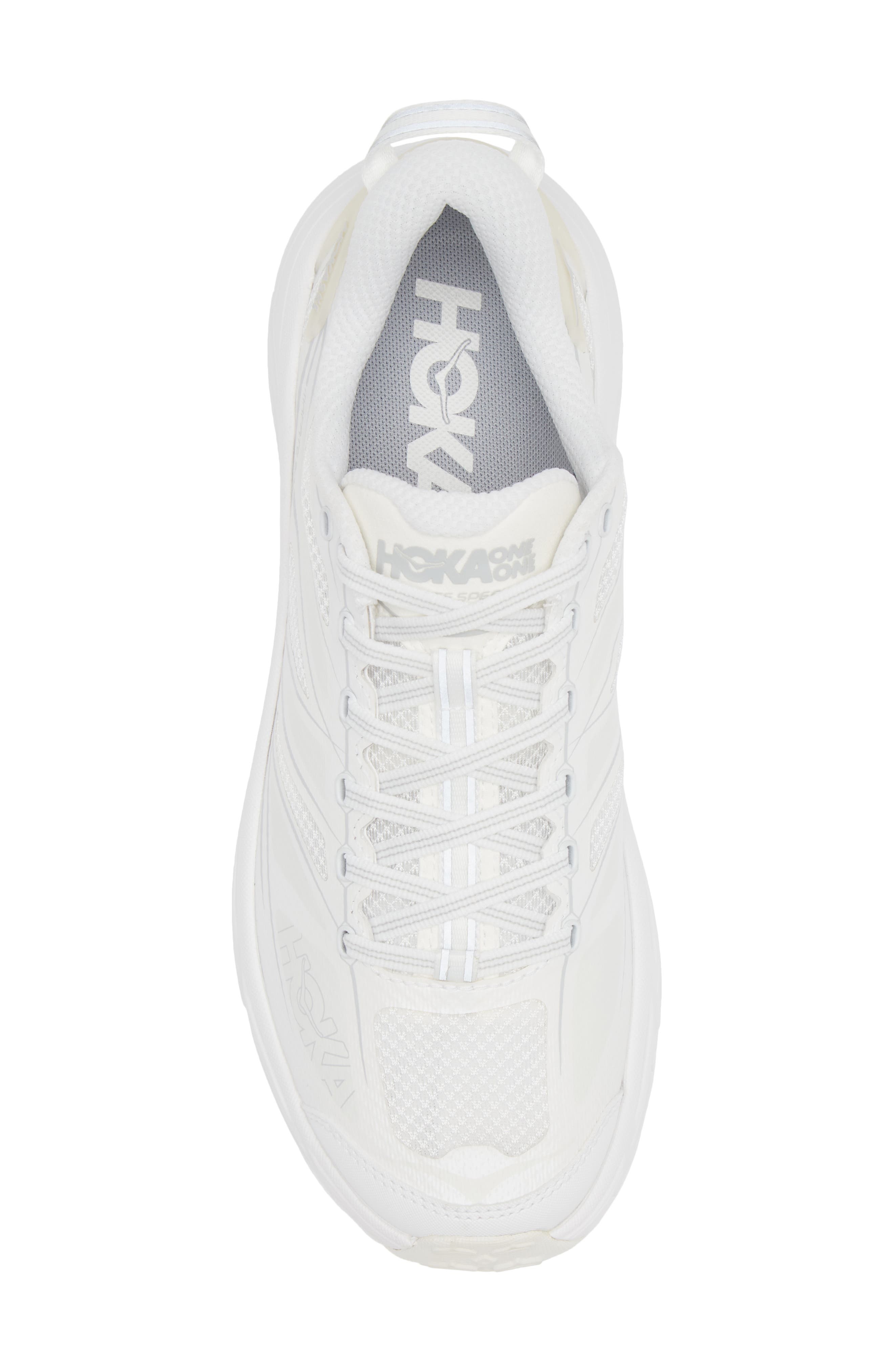 HOKA Mafate Speed 2 Sneaker in White /Lunar Rock at Nordstrom - 5