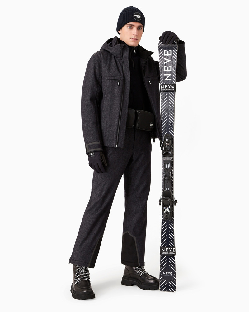 GIORGIO ARMANI GIORGIO ARMANI NEVE MOCK-NECK JUMPER IN WOOL AND CASHMERE outlook