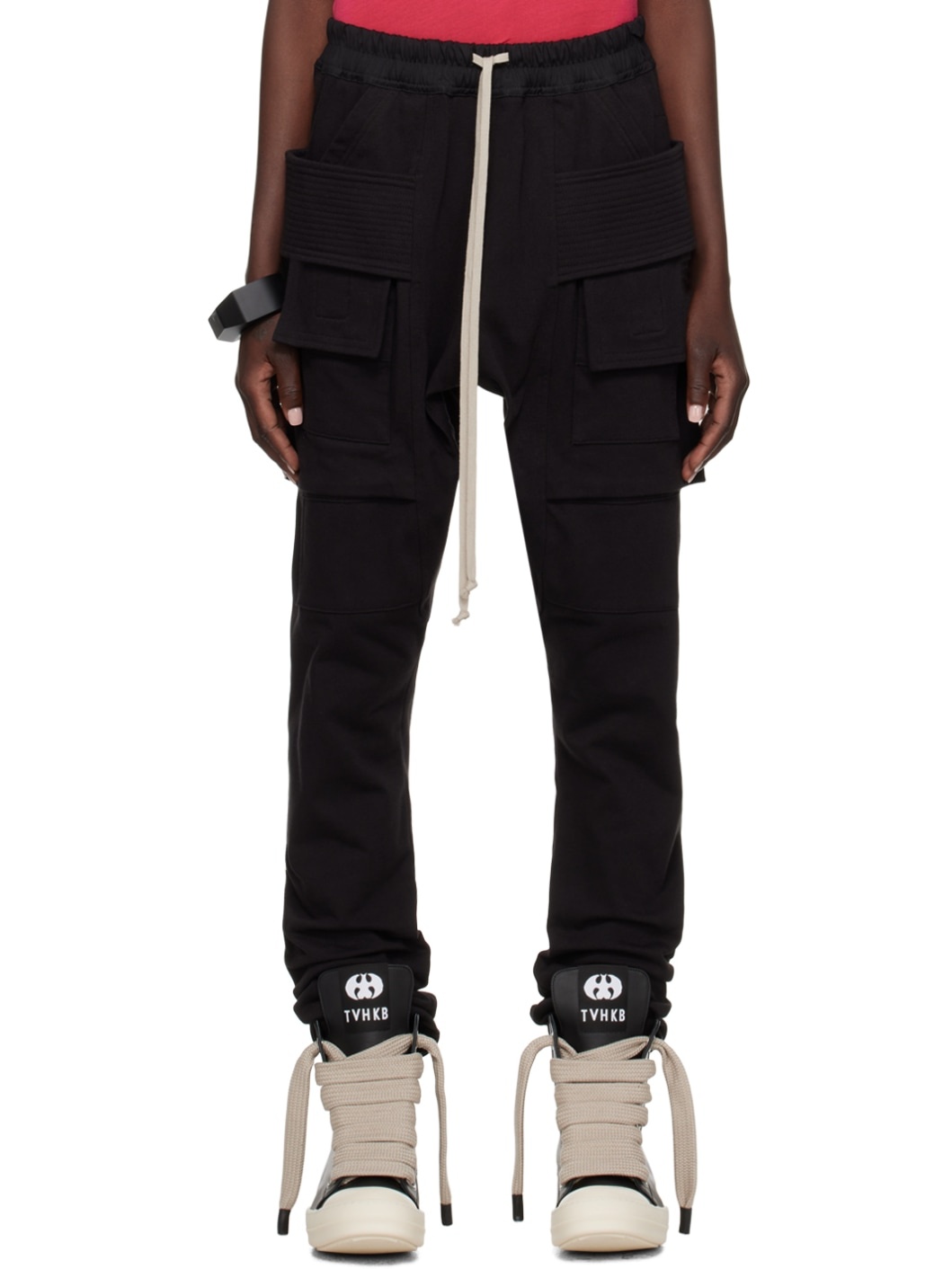 SSENSE Exclusive Black KEMBRA PFAHLER Edition Creatch Trousers - 1