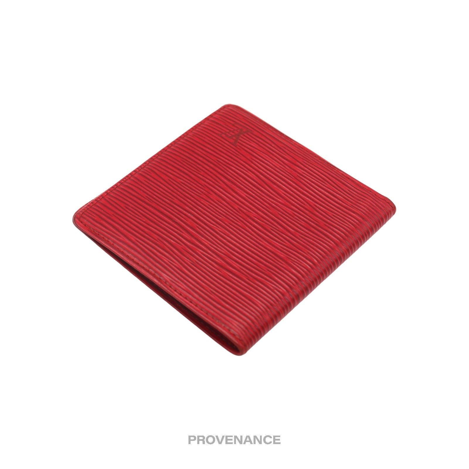 Louis Vuitton 6CC Bifold Wallet - Red Epi Leather - 4