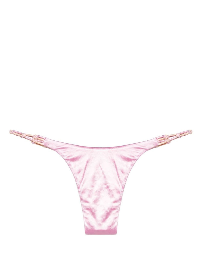 ISA BOULDER Grand satin bikini bottoms outlook
