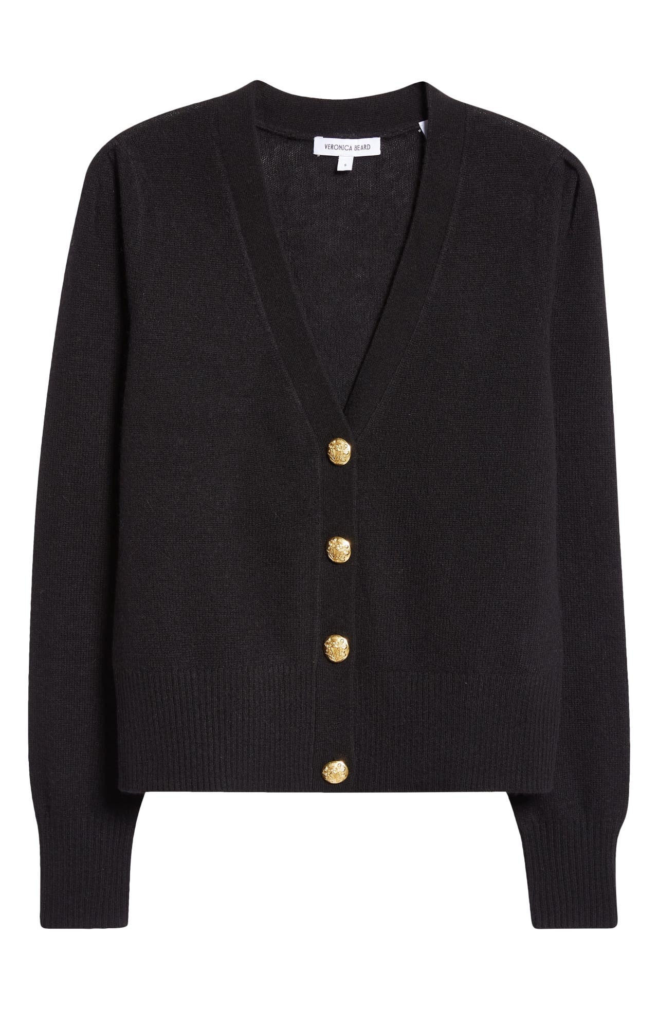 Veronica Beard Solene Cashmere Cardigan in Black at Nordstrom - 1