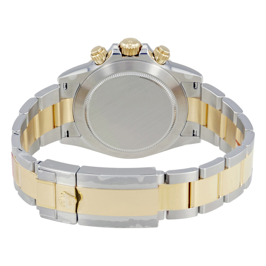 Pre-owned Pre-owned Rolex Cosmograph Daytona Champagne Diamond Dial Steel and 18K Yellow Gold Men's  - 3