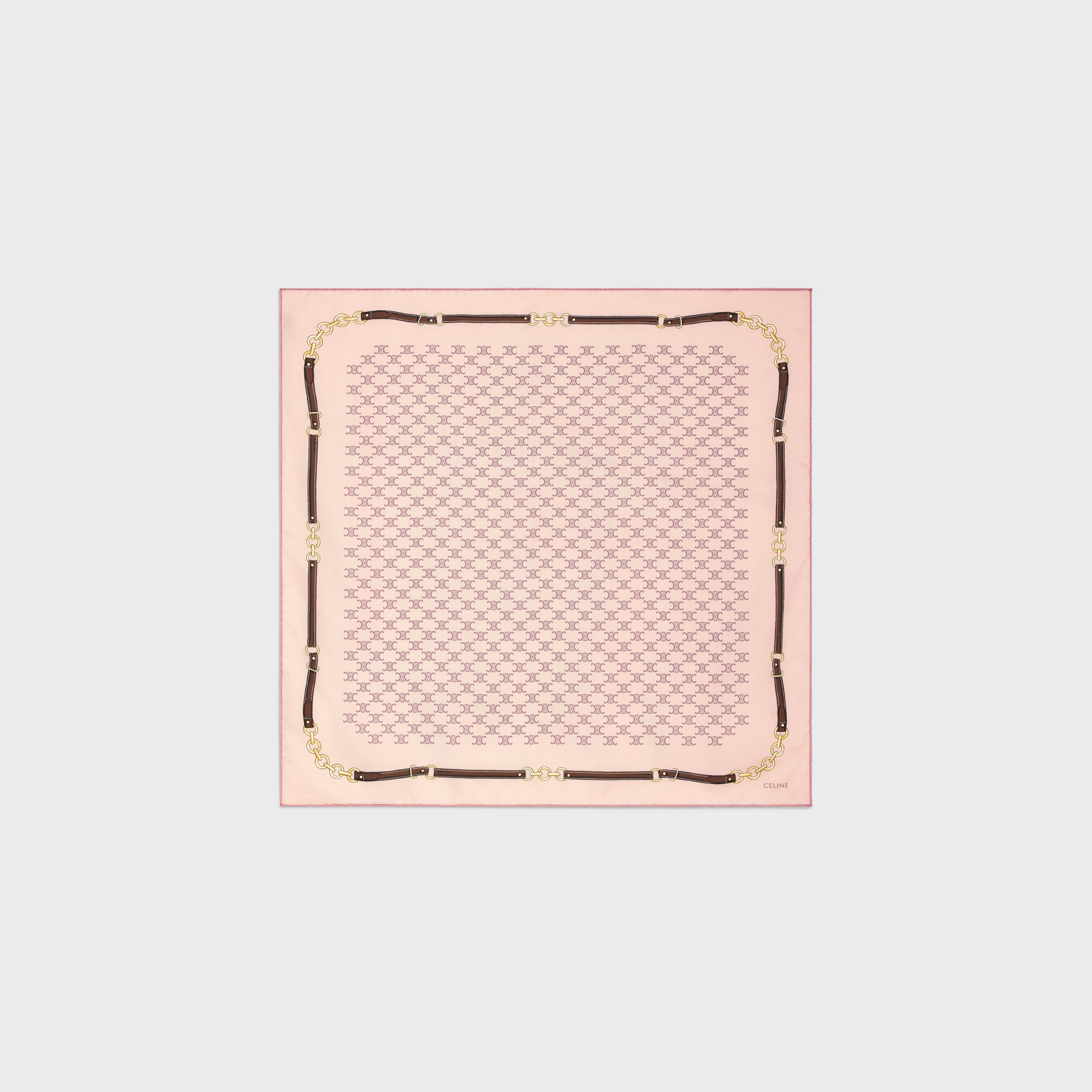 CELINE bandana in heritage silk twill | REVERSIBLE
