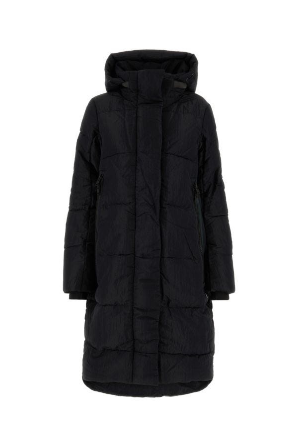 Black nylon Byward down jacket - 1