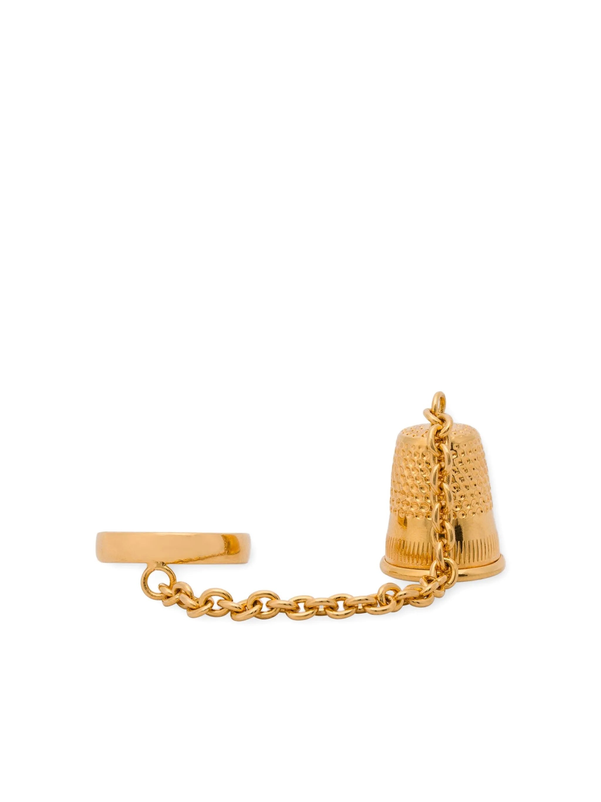 Moschino Thimble-charm Ring - 3