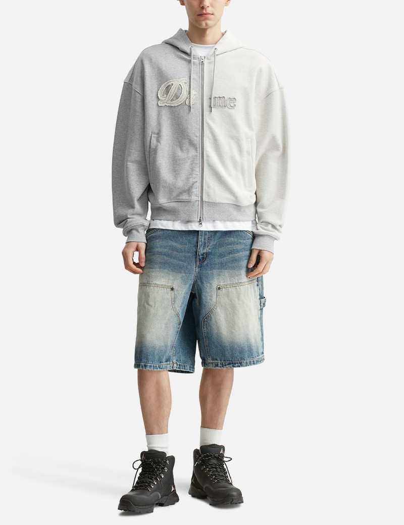 Dime REVERSE FRENCH TERRY ZIP HOODIE outlook