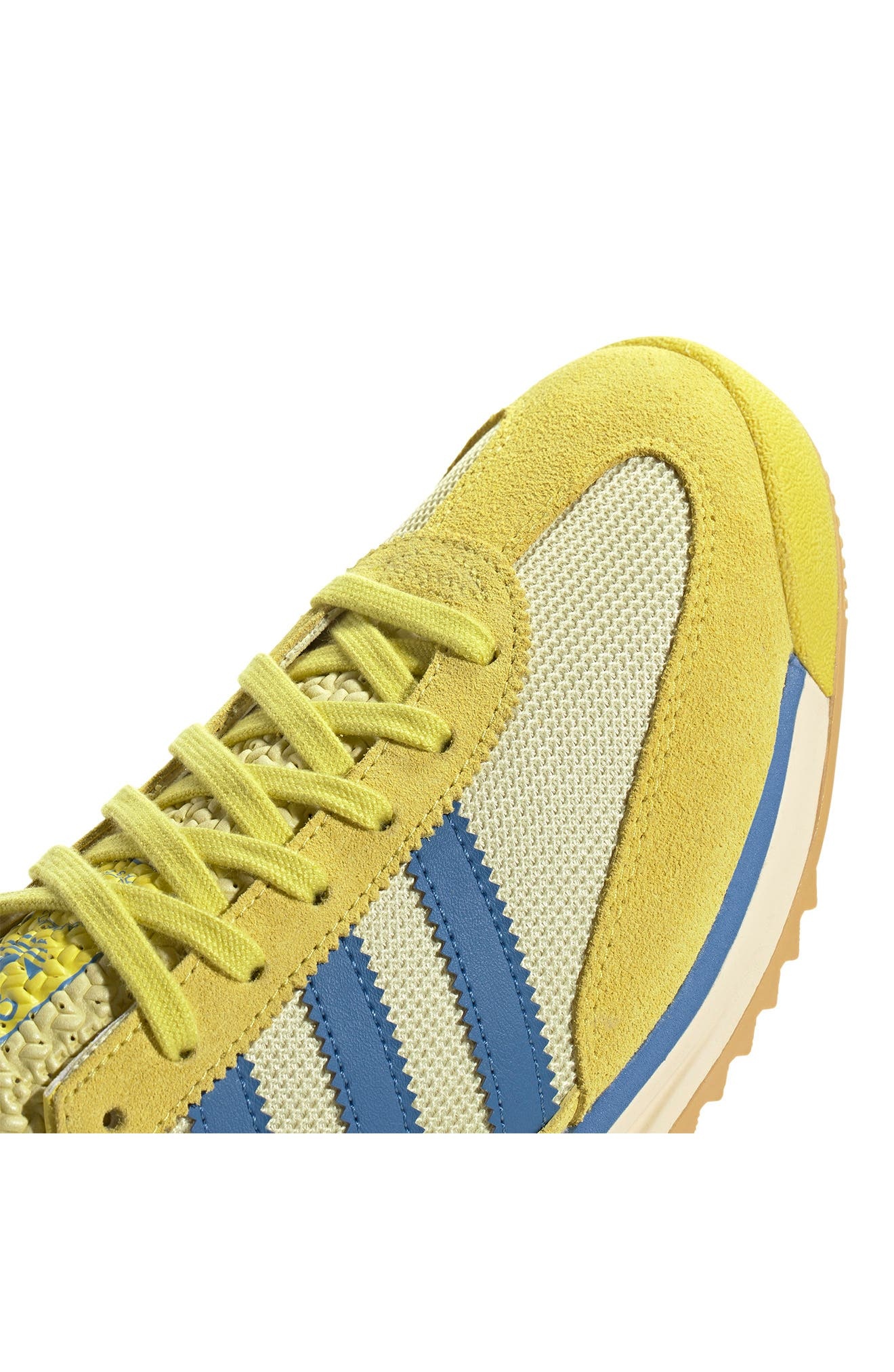 adidas Gender Inclusive SL 72 RS Sneaker in Sulfur/Blue/Powder Yellow at Nordstrom - 9