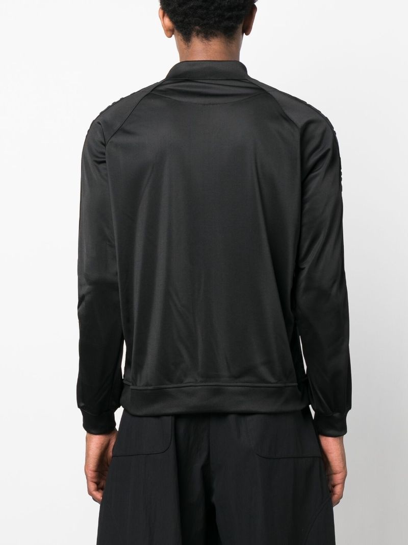 logo-print zip-up sweatshirt - 7