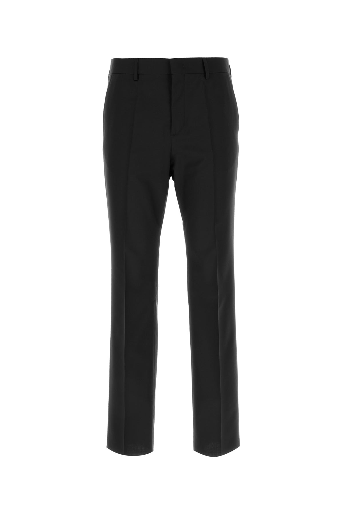 Black wool blend pant - 1